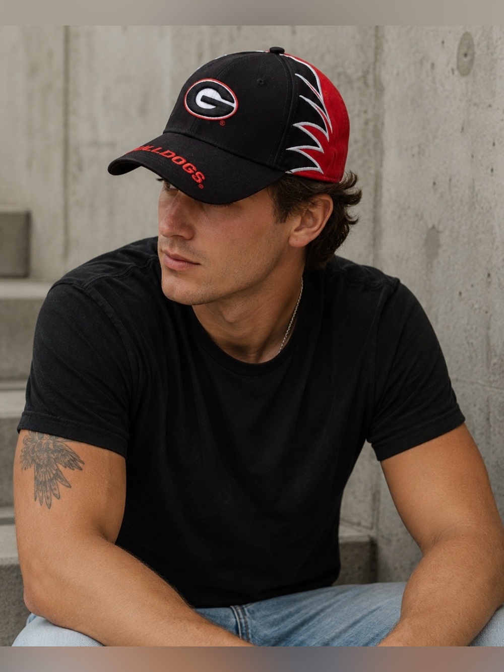 NWT CSI Vintage NCAA Georgia Bulldogs Embroidered Ball Cap